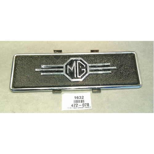 Original MG Radio dash blanking plate 472-078