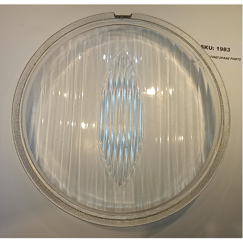 Genuine Original New Old Stock 551070 Lucas 8 1/2 inch Cats Eye Headlight Glass 