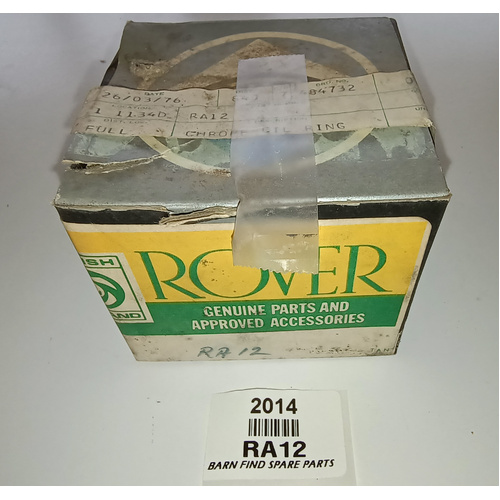 Original New Old Stock RA12 Chrome Oil Ring piston ring set - British Leyland