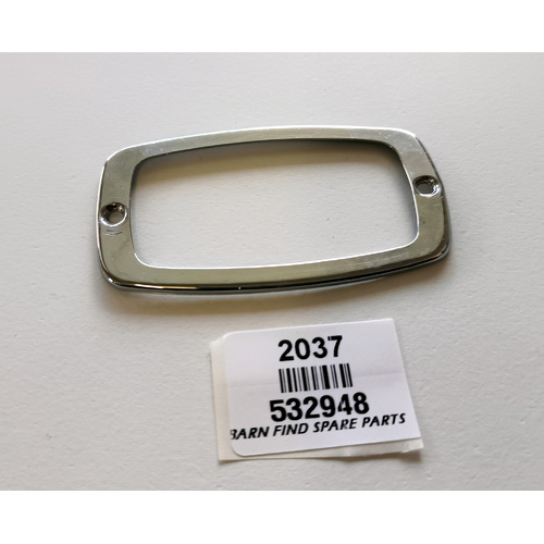 Original re-chromed Tool Lid Lamp Surround, to suit Jaguar Mark 5 V  532948 