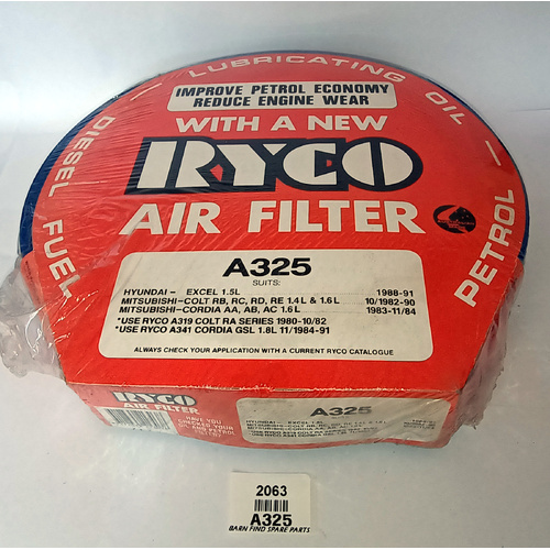 Ryco Air Filter  A325