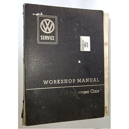 VW Passenger Cars  Original Workshop Manual WSM 1952/1957