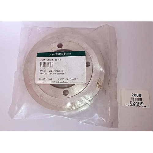 Crankshaft Aluminium Pulley C2469 New Old Stock