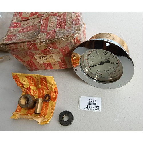 Rover Pressure Gauge, 271732, New Old Stock