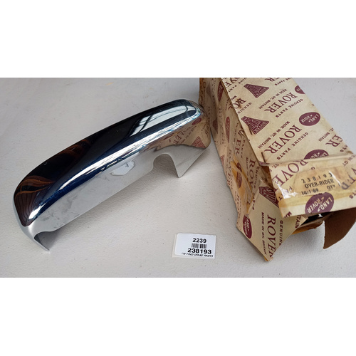 Rover P4 Front Right hand side bumper over-rider, 238193. New Old Stock