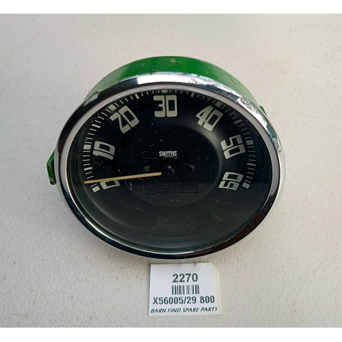 Smiths 4 inch Used speedometer X56005/29 800, Used Condition