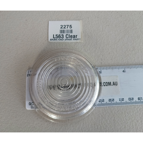 Lucas Original Clear Glass Lens, L563. Used Condition