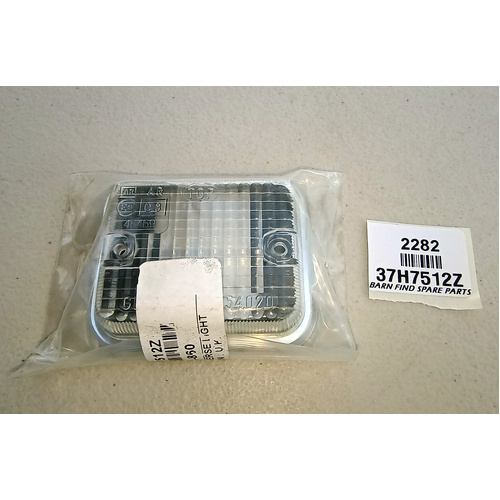 CLEAR PLASTIC REVERSE LENS, 37H7512Z. New Old Stock