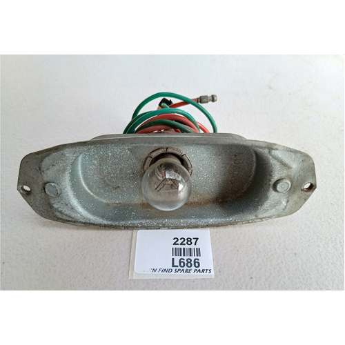 LUCAS Original Used LIGHT  Bulb holder base plate L686. Used Condition.