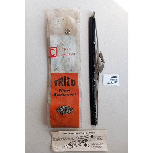 MG Wiper Blade head 10"  560-391 MG roadster models Trico Rainbow. New Old Stock