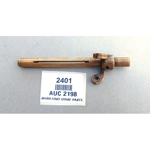 SU Brass USED Throttle Stop Left Hand & Spindle AUC 2198, Used Condition