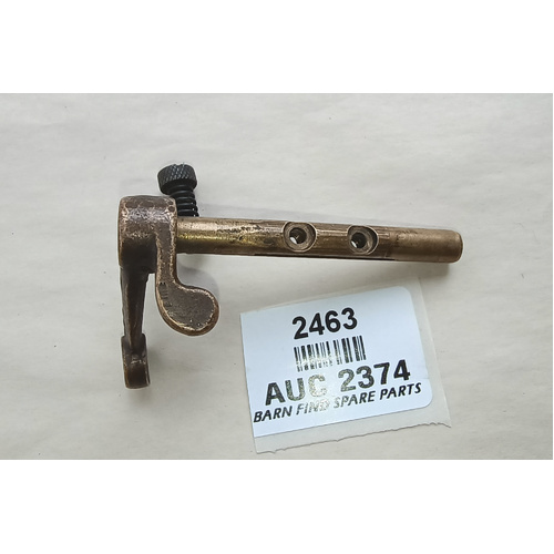 SU Brass USED Throttle Stop & Spindle for 1 inch butterfly  AUC 2374