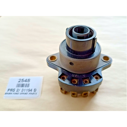 Original Lucas Ignition & Light Switch PRS 2/ 31194 D, New Old Stock