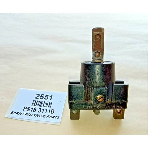 Lucas USED Two Position On-Off PS16 Model Light Switch 3111D Used