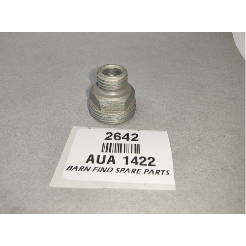 SU Fuel Pump Union Outlet hose fitting L & HP AUA1422 steel new old stock