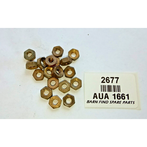 SU fuel pump BRASS recessed terminal nut  AUA 1661 USED