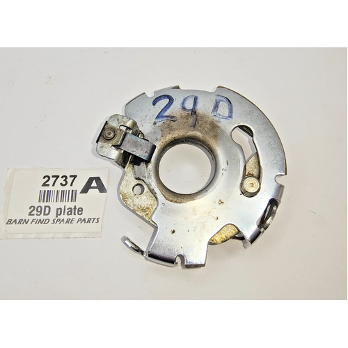 Lucas Original USED Distributor Advance Action Plate Assembly, 29D