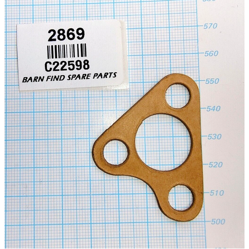 Jaguar Oil Pipe flange gasket C22598 New Old Stock
