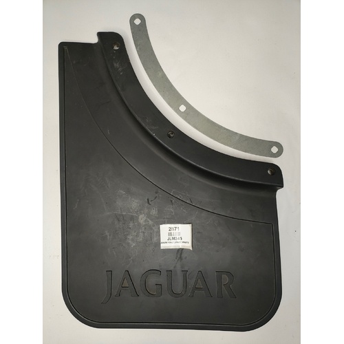 Jaguar XJ Rear Mudflap JLM345, Passenger / Left Side with JAGUAR wording New