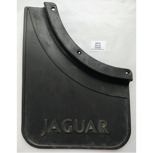Jaguar XJ Rear Mudflap JLM345 Passenger / Left Side JAGUAR wording Good Used