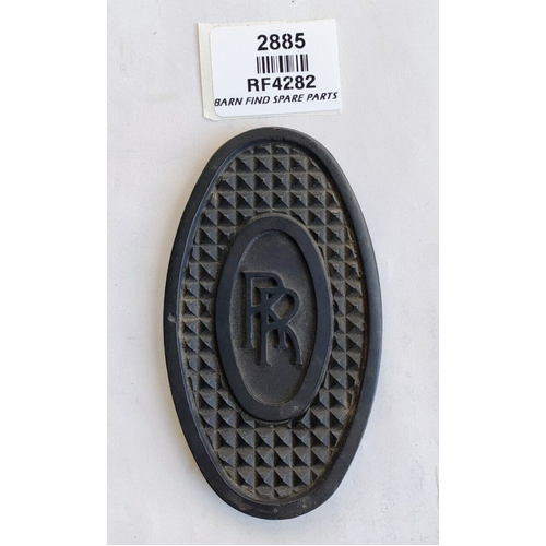 Original Rolls-Royce RR clutch & brake pedal rubber OVAL, used RF4282