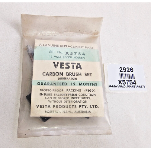 Vesta Original Brush Set X5754 New Old Stock original packet Holden Pn: 7406554