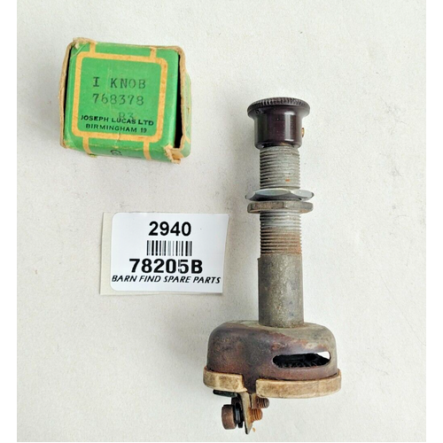 Lucas Original used CHR1 Rotary Rheostat  3 ohms resistance switch 78205B
