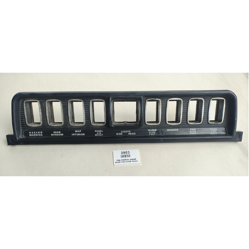 Original Lucas Jaguar XJ6 Dash Switch Panel Middle Console - used 30282U 1672