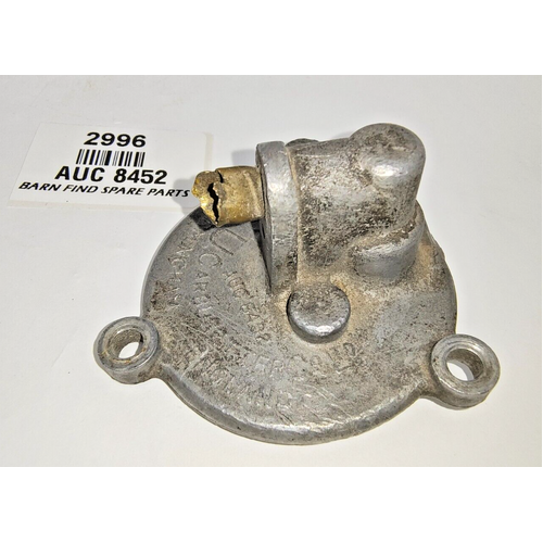SU Used Carburettor FLOAT FUEL BOWL LID AUC 8452  Xfref: AUD9203 AUE 272 AUD2276