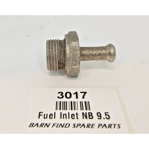 SU Carburettor NOS Fuel Bowl narrow bolt push on clamp style straight 9.5mm 3/8"