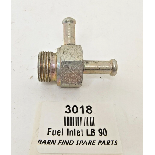 SU Carburettor NOS Fuel Bowl large bolt push on clamp style 90 degree 9.5mm 3/8"