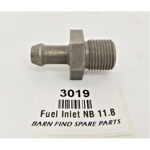 SU Carburettor NOS Fuel Bowl narrow bolt push on clamp style straight 11.8mm 1/2