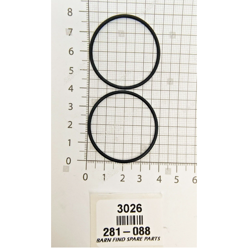Parking lamp lens ring set - 2 rings O ring Side Lamp MG TC TD TF 281-088 NOS