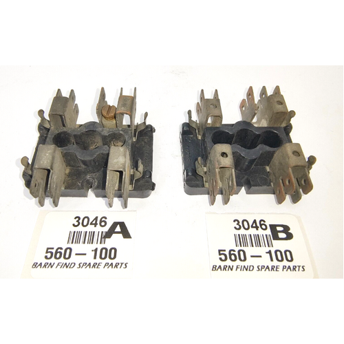 Original Bakelite Lucas Used MG fuse box 2 fuse 4FJ  560-100 Sold separately
