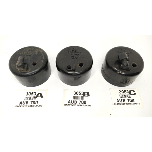 Original SU fuel pump CAP COVER used AUB 700 with Vent holes - sold individually