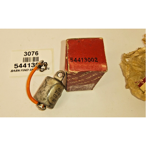 Lucas New Old Stock Distributor Condenser in Original Box  54413002