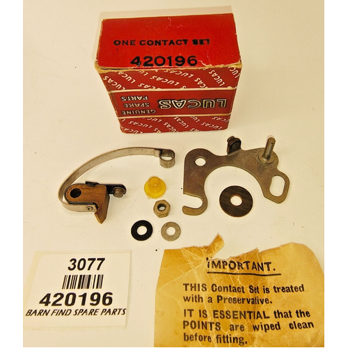 Lucas New Old Stock Contact Set 420196 Suit Distributor model DM2P4 D2MP4-40377A