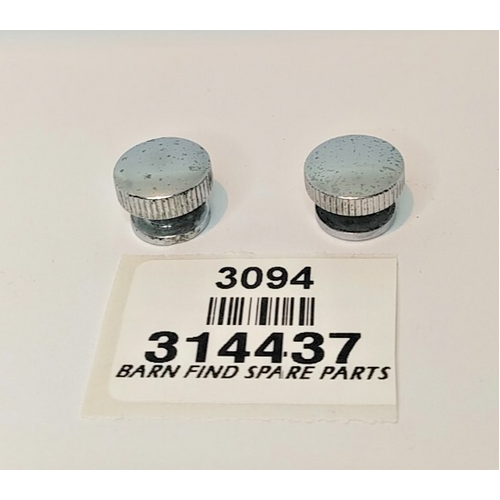 Used Lucas Chrome Switch Panel knob 314437  suits Jaguar + other makes sold each