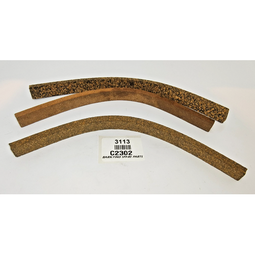 Gasket Rear Cork strip Jaguar XK Engine Sump C2302 New Old Stock