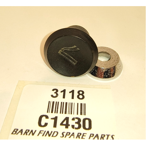 Original used early Jaguar XK120 cigarette cigar lighter knob & bezel C1430
