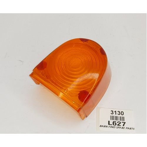 Original plastic Lucas Tail Light L627 amber Lens Used Jaguar MK2 MK9  XK150