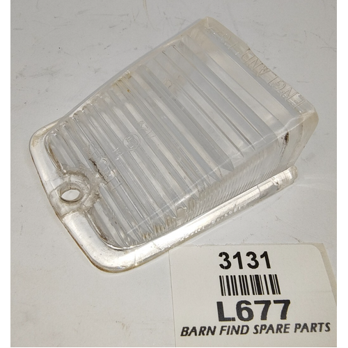 Original used Lucas L677 Clear Indicator Lens for MGB MGBGT Triumph Spitfire