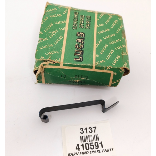 Lucas distributor cap clip 410591 New Old Stock Overall length 65mm x 9mm wide