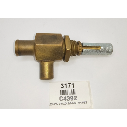 Original Jaguar XK early solid brass Heater Valve good used condition C4392