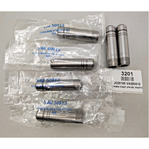 6x Jaguar Exhaust guide +.006 - new old stock Pns: JC26195 VAG50913 EOF