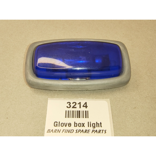 Original Jaguar Mk2 S Type Daimler BLUE GLASS Glove Box Light good used