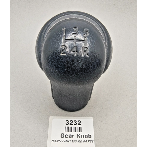 Original gear stick knob Toyota 5 speed black plastic used