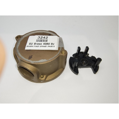 SU Type L Brass Body Fuel Pump AUA 4080 style RARE 6V New Old Stock
