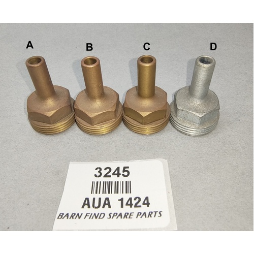 SU Fuel Pump Union Outlet PUSH On (barb) hose fitting L & HP AUA 1424 AUA 66 new