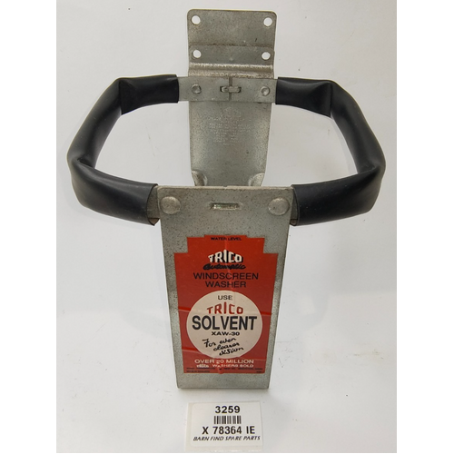 Trico original Windscreen Washer Bottle Frame Large Square  Anodised inc rubber